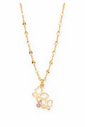 Pink Butterflies Necklace