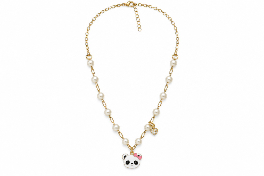 Pearly Panda Necklace