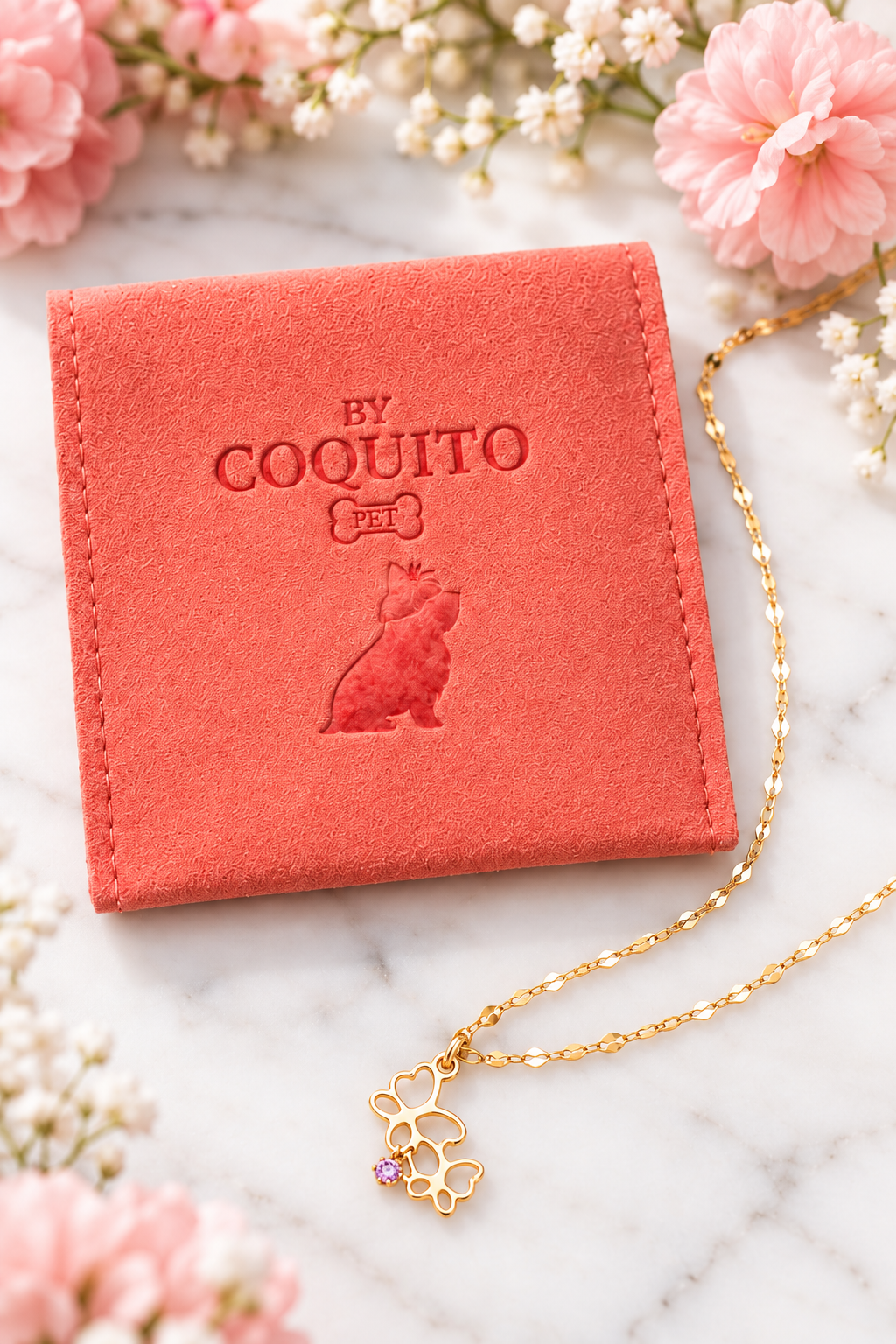 Pink Butterflies Necklace