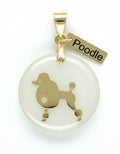 Poodle Natural Stone Charm