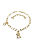 Dog Silhouette Bracelet - 18k Gold Plated | For Dog Moms