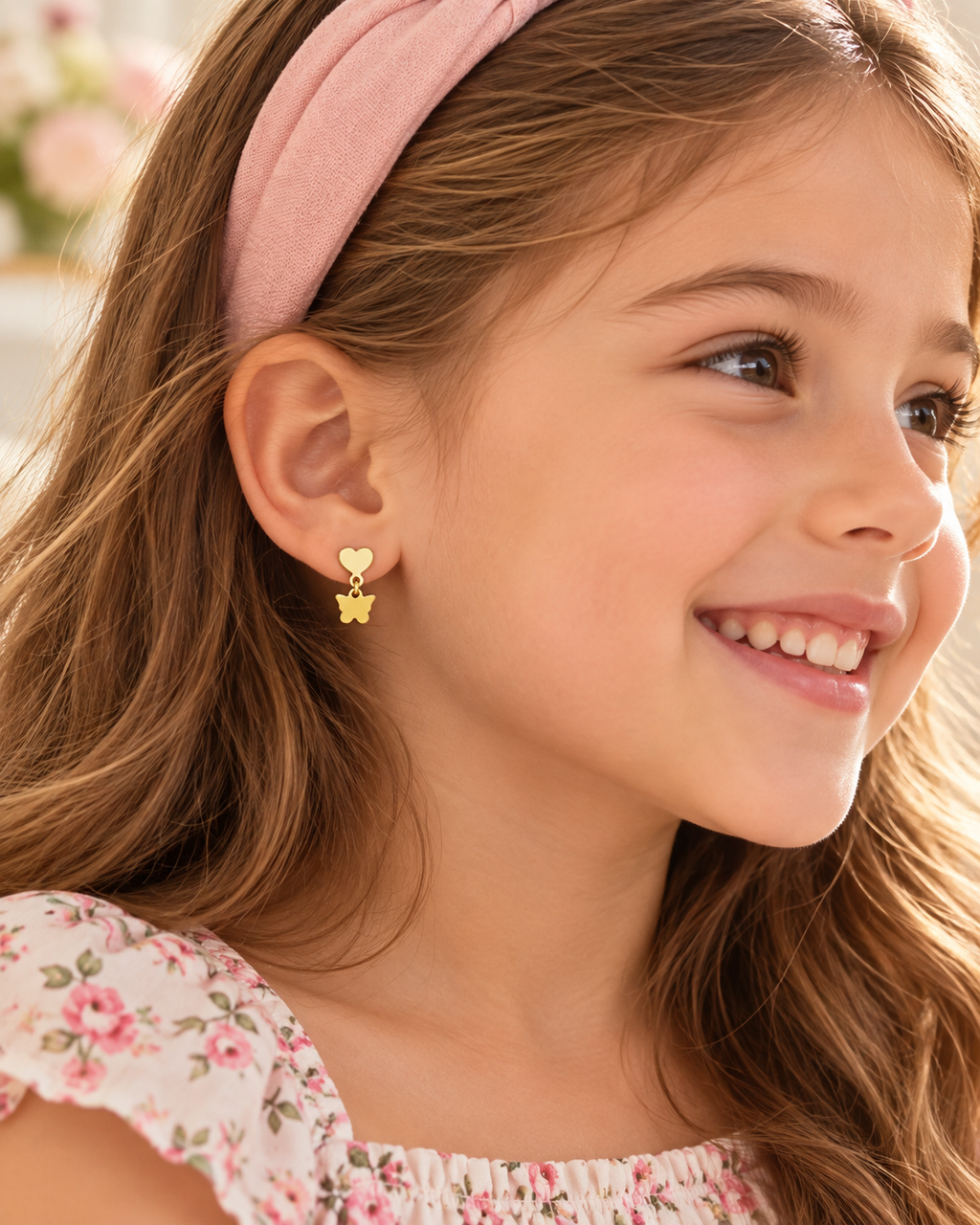Heart & Butterfly Earrings