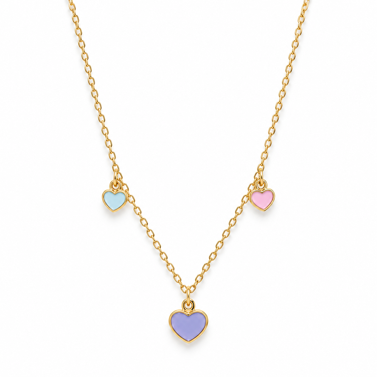 Little Hearts Trio Necklace
