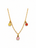 Flower Garden Charm Kids Bracelet