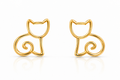 Little Kitty Outline Earrings