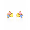 Rainbow Hearts Earrings