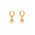 Rainbow Cloud Huggie Earrings