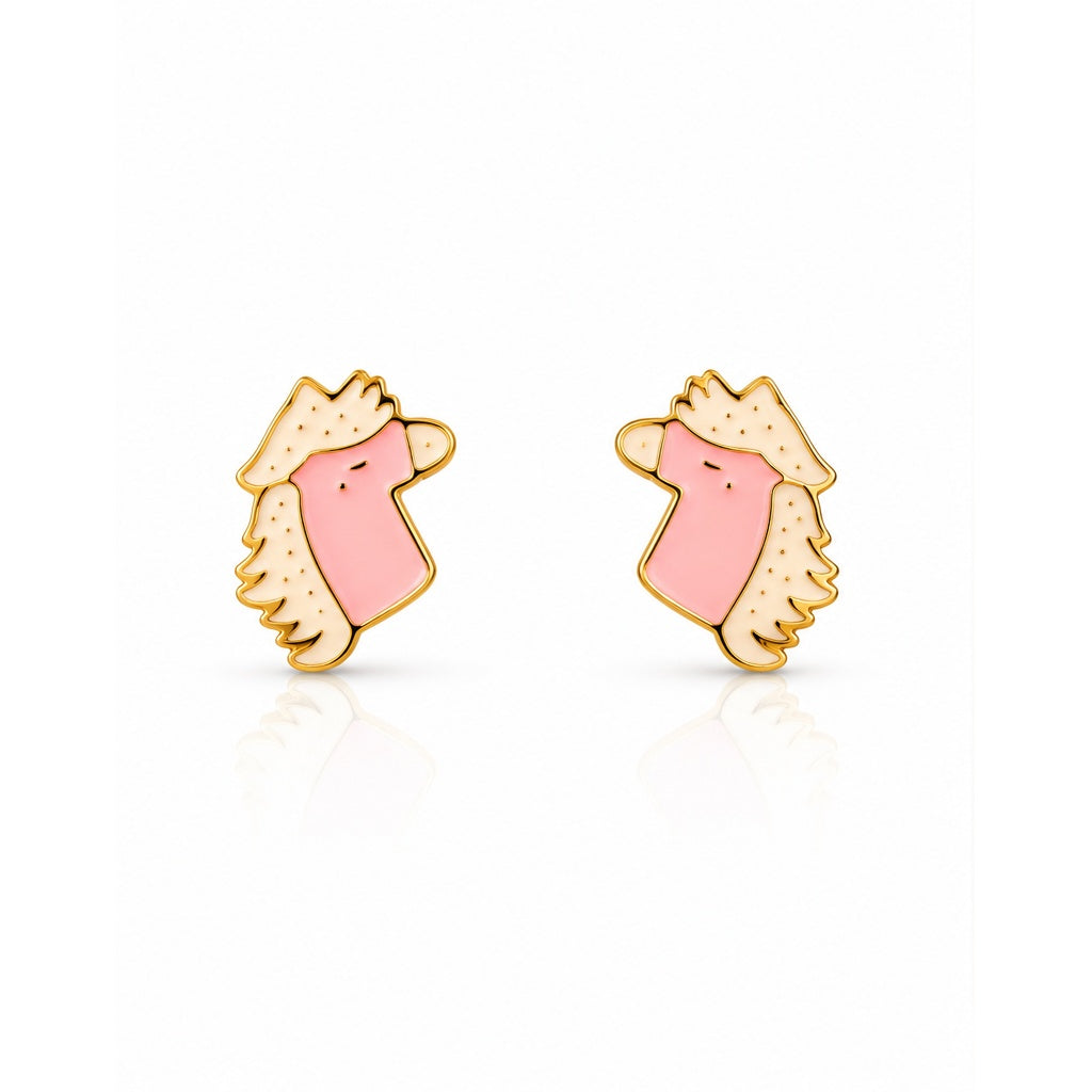 Pink Pony Earrings