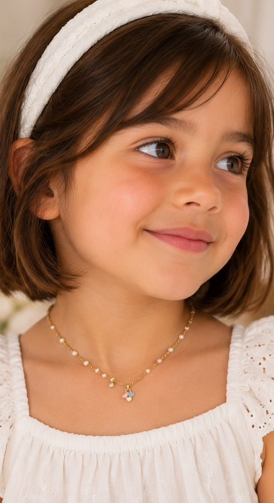 Pearly Hearts Necklace