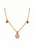 Pink Blossom Sparkle Kids Bracelet