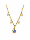 Little Blue Crown Kids Bracelet