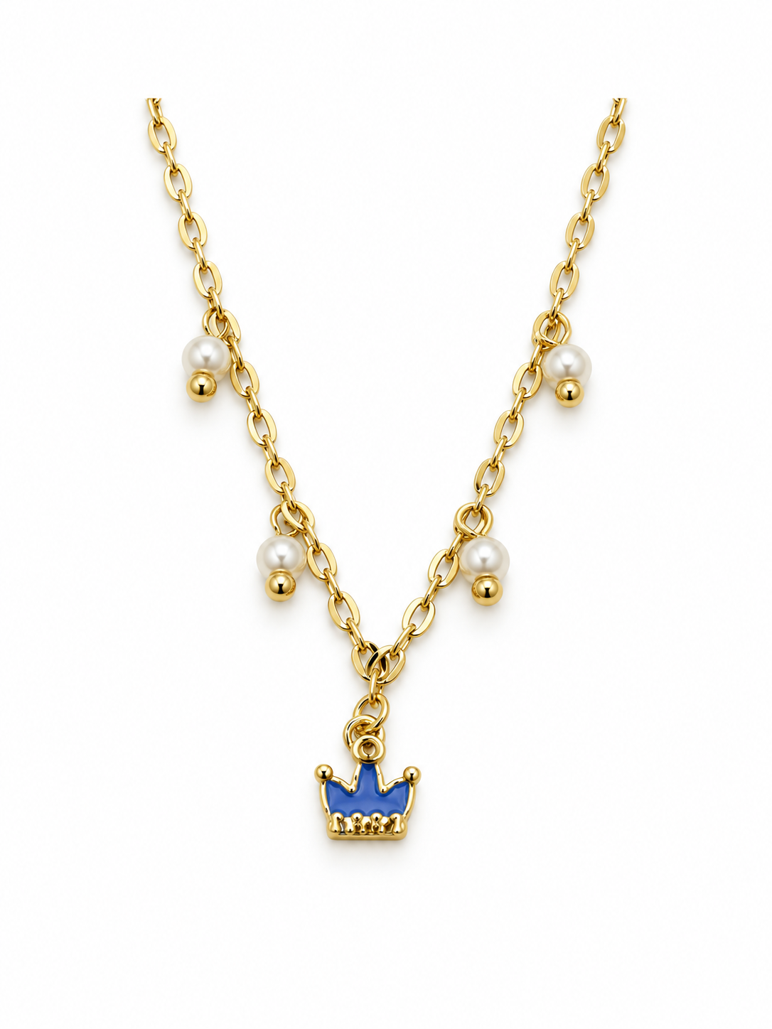 Little Blue Crown Kids Bracelet
