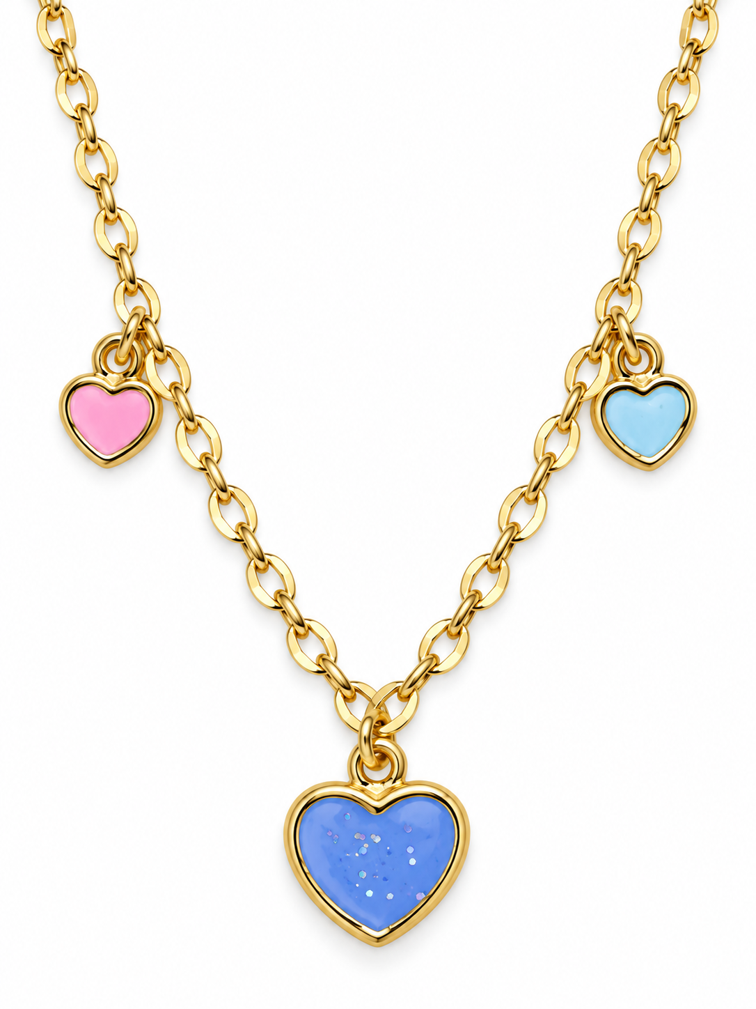 Glitter Heart Kids Bracelet