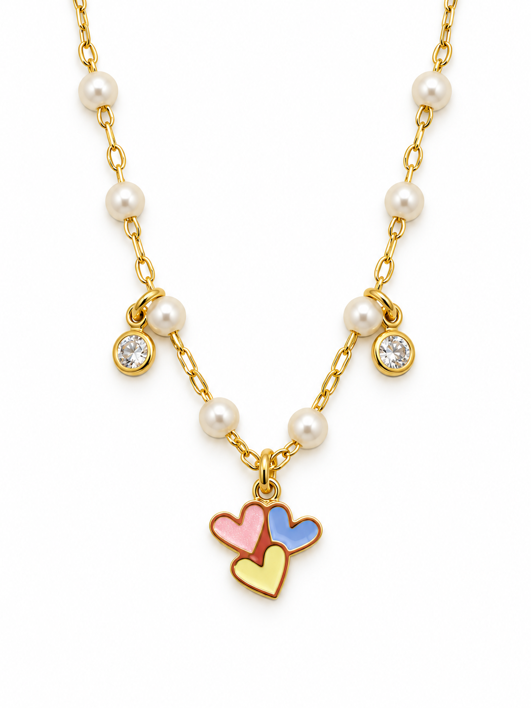 Triple Hearts Sparkle Kids Bracelet