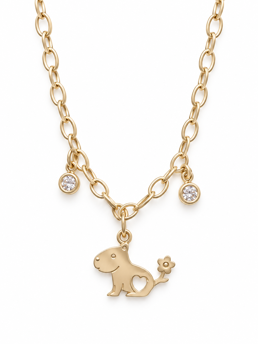 Little Capybara & Flower Kids Bracelet