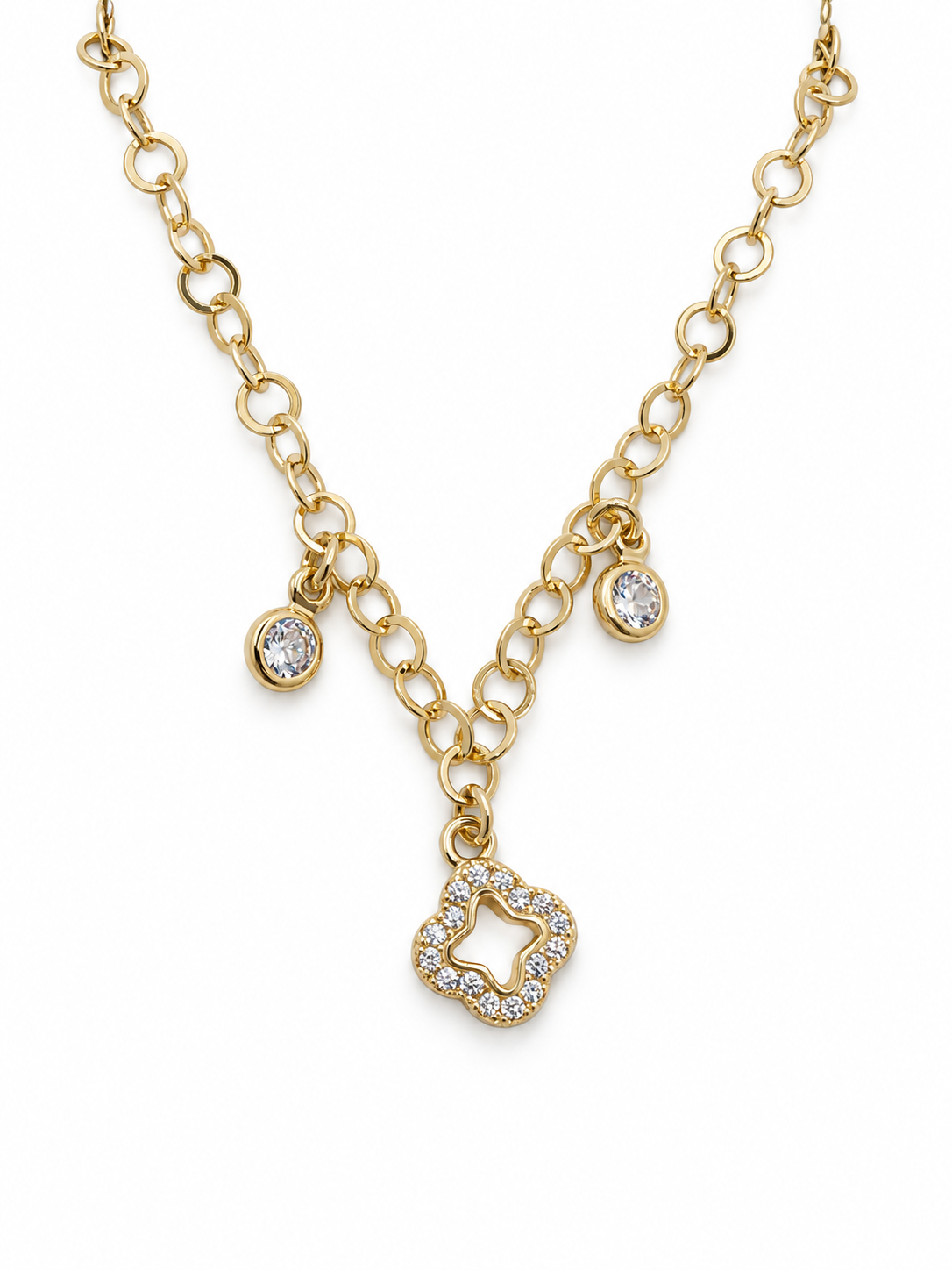 Sparkling Clover Kids Bracelet