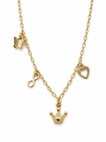 Golden Princess Charms Kids Bracelet