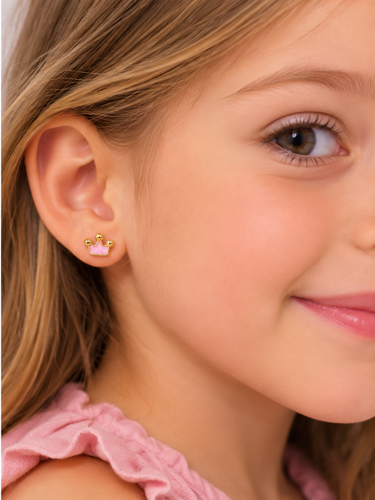 Little Princess Crown Earrings