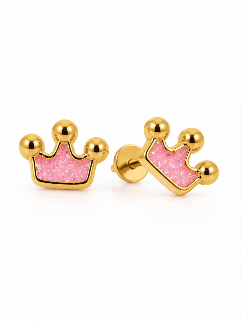 Little Princess Crown Earrings